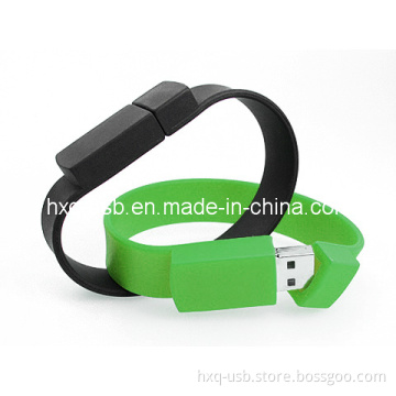 Silicone Wristband USB Flash Disk, Bracelet USB Flash Drive